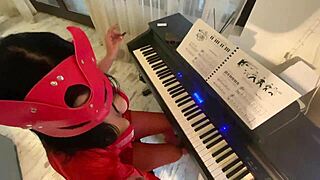 Milfycalla Embarks on Wild Adventures, Seducing Her Piano Teacher with Unmatched Skills