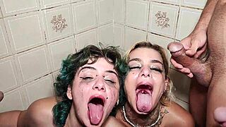 Girls Ask Friends To Fuck Their Asses Together After Rodeo With Blowjob And Pissing