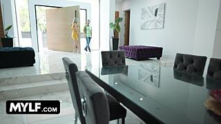 hey, bunny madison's helping that horny stud with her magic pussy!