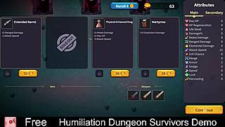 Intense humiliation in femdom dungeon with monster game survivors demo