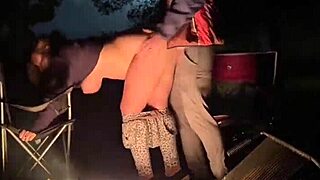 Curvy Pussy Used At Public Camp For Risky Fucking