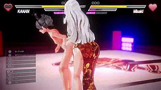 Lesbian characters in レズバト engage in GAME adventures