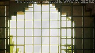 Big tit brunette rayveness fucks hard cock