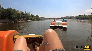 hunt4k gorgeous chick does it next to hubby