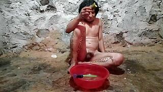 Ever Tried Anal Play with a Pickle and a Shemale?