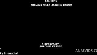 francys belle gets a blowjob and anal from big black cock in interracial casting session, so hot!