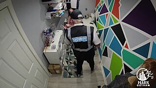 Sophie Fox, the shoplifting British milf, caught in pov scandal