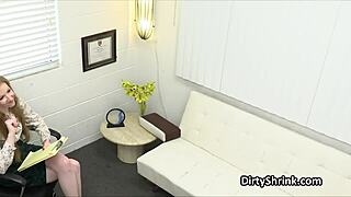 therapy session with two hot milfs turns into wild office fuck fest