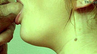 Skye Mae sucks big cock in ultra HD on slow motion camera