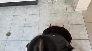 Jsem tak dojatý sledováním mladé kolumbijské mladé, jak jí klient olizuje kundu!