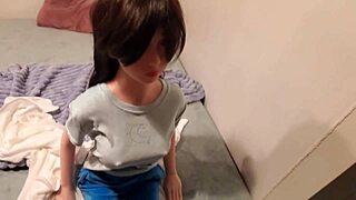 Tight waist teen 18+ doll rika enjoys beautiful fetish fuck