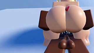 Horny blonde tries black cock in POV