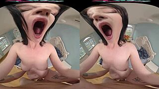 Vrhush gets a blowjob and rides Nessy Blue cowgirl.