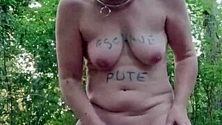 Man, training my slave F in the forest got wild on 08/29/2024! 🌳