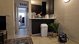 asian stepmom catches me with her panties in this dirty pov tale