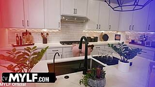 This April Fools' surprise turned wild when my stepmom begged for toy play and hard action.