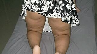 My neighbor Karina and I had silent sex in the bedroom