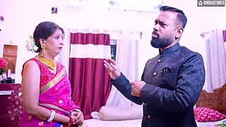 Innocent wife shared in full threesome movie with husband’s friend!