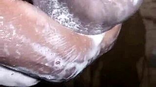 why does bigblackie shave before stroking that huge black cock?