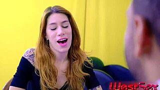 This beautiful natural redhead visited my office, and I fucked her to relieve my horniness 😏