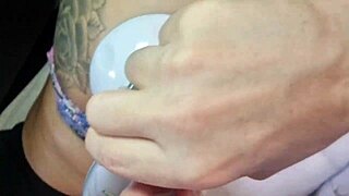 Brazilian milf gets deep massage on her tight spot