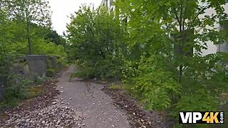 Cute Russian Brunette with Tight Pussy in Wild Action