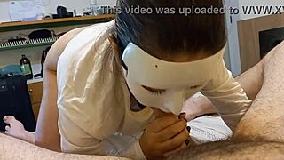 Oh Wow, Hot Latina Brunette Gets Ass Fucked By Amandate While Husband Works!