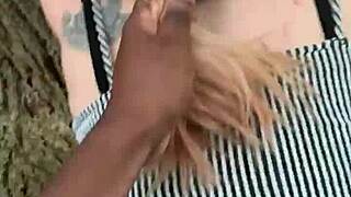 Caught In Forest Begging For Big Dick