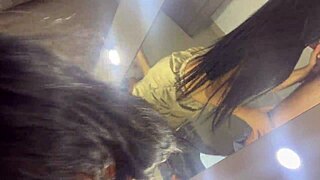 my best friend's girlfriend sneaks in to suck my dick and cum on her tits