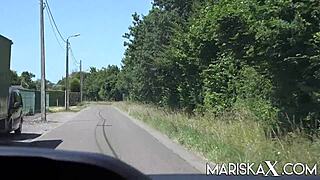 Mariskax Caroline Blindfolded for Intense Double Dick Action