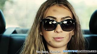 Dominant lesbian squirts while fingering tight babe in close-up erotic scene. Her trimmed pussy gets intense oral.