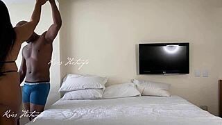 Gostoso Do Jefão Sucks Brunette Wife Until She Cums Before Big Black Cock Fucking