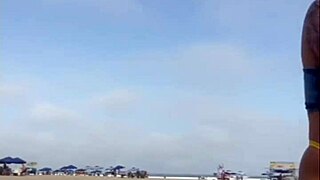 Did I make his cock hard on the beach?