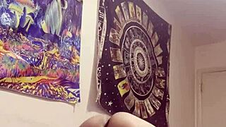 Dancing and Twerking in My First Thong Till I'm Soaked!