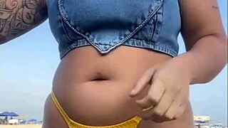 Did I make his cock hard on the beach?