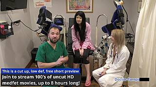 yo, dr tampa got student intern alexandria wu spreading backstage pov 😍