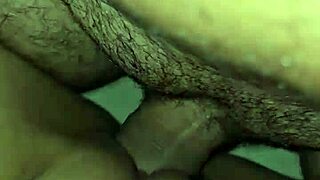 Housewife enjoys close-up sex.