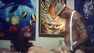 ugh, my stepdaughter keeps stealin’ my cum, can’t stop her sneaky games!