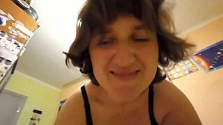 this ukrainian milf was all over that cock, riding doggystyle and swallowing cum with ease.