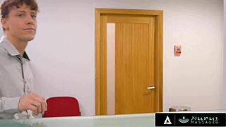 naughty chanel preston starts a wild threesome with shy couple during oily nuru massage