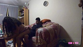 I fuck my friend's girlfriend at the party while she texts him.