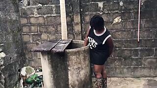 My Boyfriend Likes To Fuck Me By The Well Side With Big Ass