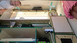 Hot Babe in Pink Skirt Caught on Hidden Camera Upskirt at Work!