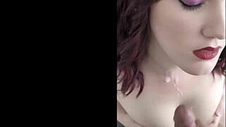 Cumshot compilation for redhead latina goth babe!