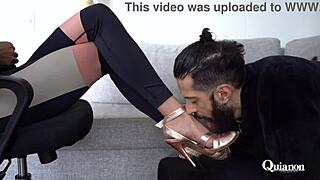 wife latina milf gets rough oiled fucking experience