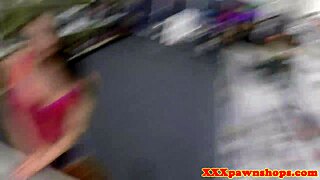 gorgeous pawn babe gets fucked from behind in hidden office cam!