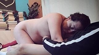 uhh, my friend's husband came over, we were alone, and i ended up on all fours taking his whole dick...