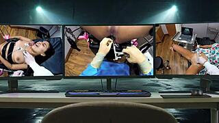 dr. tampa gives tori sanchez pap smear with big tits