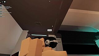 futa FUCKING a slut HARD in roblox condo, wild and intense