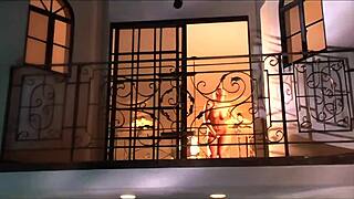 Blonde mom rides cock in lingerie 😏